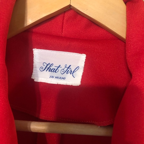 Vintage 1970s Red Blazer Jacket - Picture 3 of 5